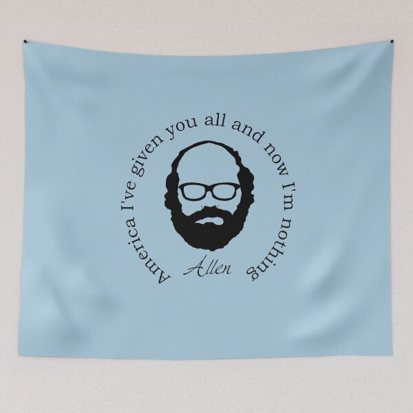Item preview, Allen Ginsberg Book Quote designed and sold by The Dead  Writers Circle.