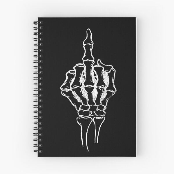 Item preview, Funny Offensive Skeleton Middle Finger Distressed designed and sold by funnytshirtemp.