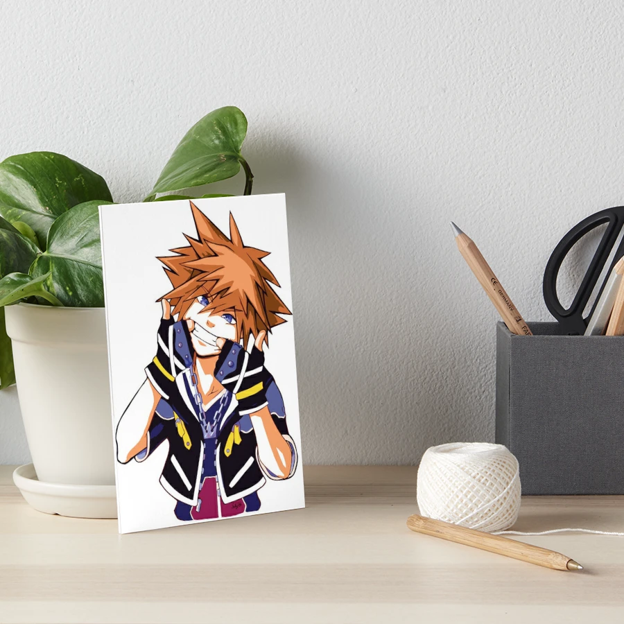 Kingdom hearts Sora Art Board Print for Sale by skydesigns