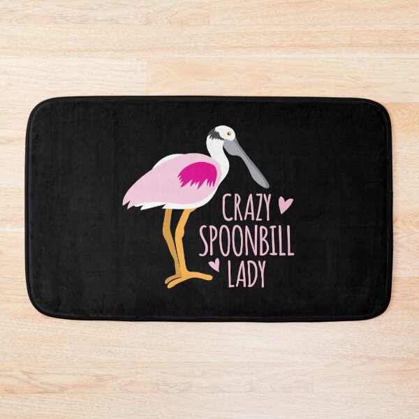 Item preview, Crazy spoonbill (bird) lady designed and sold by jazzydevil.
