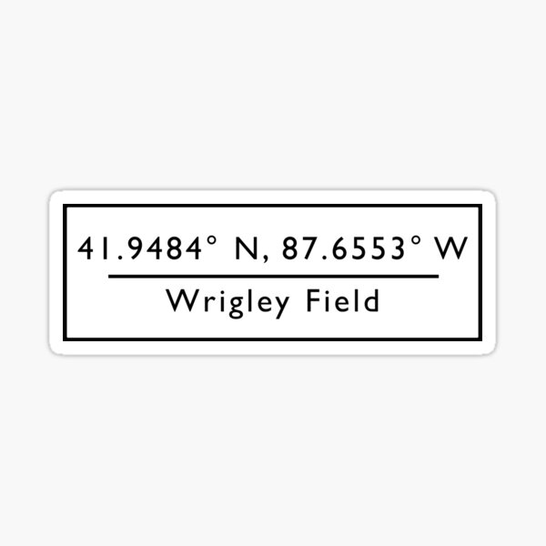 Wrigley Field Sticker