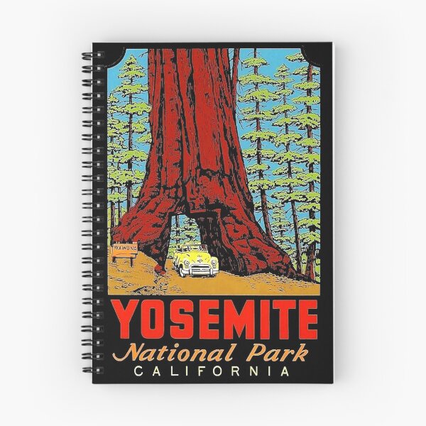 Item preview, Yosemite National Park California Vintage Travel Decal designed and sold by hilda74.