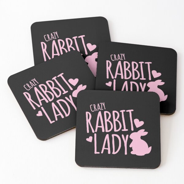 Item preview, Crazy Rabbit (bunny) lady in pink designed and sold by jazzydevil.