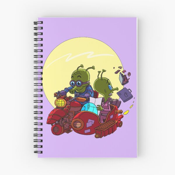 Item preview, Aliens travelling in a sidecar designed and sold by Federico Distefano.
