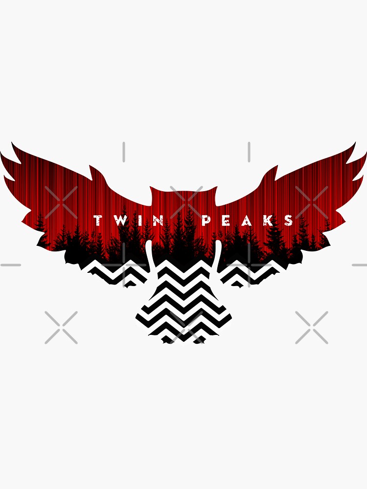 "Twin Peaks" Sticker for Sale by VanHand | Redbubble