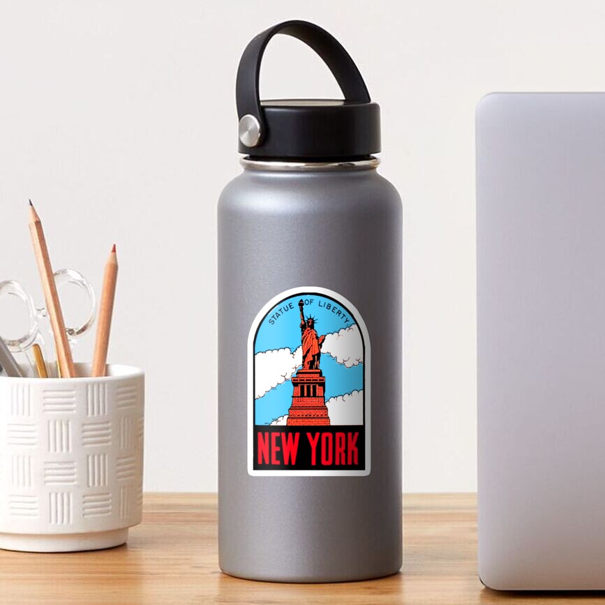 Statue of Liberty New York Vintage Travel Decal Sticker