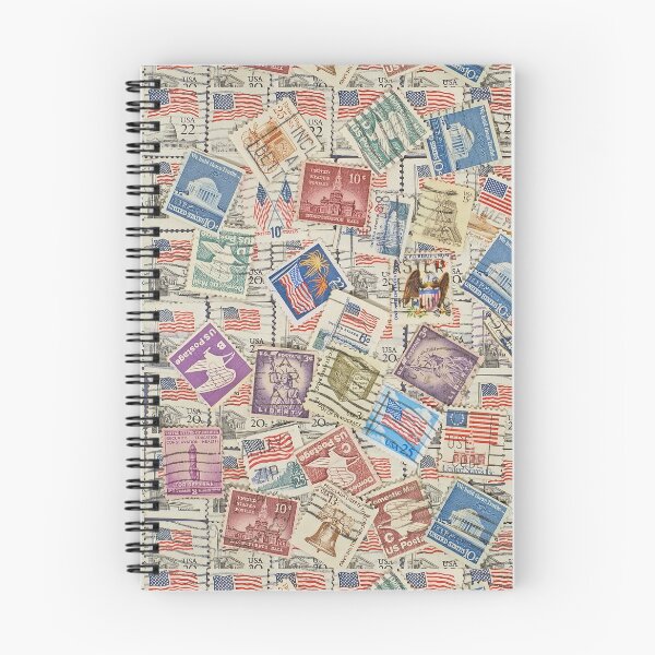 Artikelvorschau, Verschiedene Briefmarken der USA. Hintergrund. entworfen und verkauft von IaroslavB.