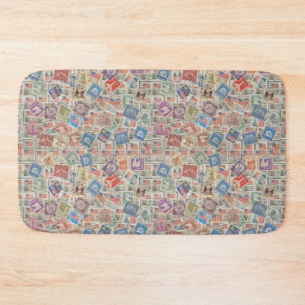 Item preview, Different USA postage stamps.Background. designed and sold by IaroslavB.