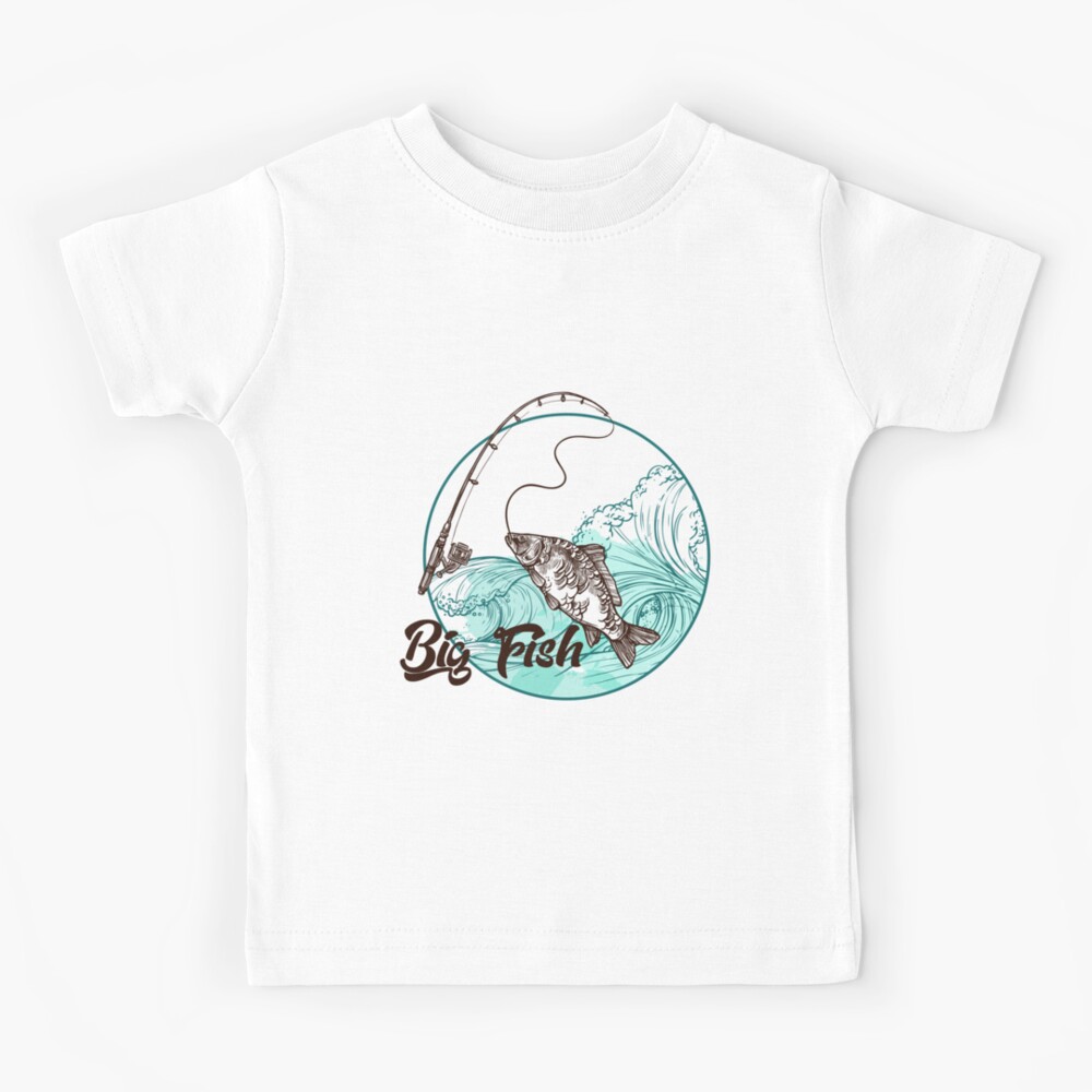 Big fish - Fancy gift for fisherman | Kids T-Shirt