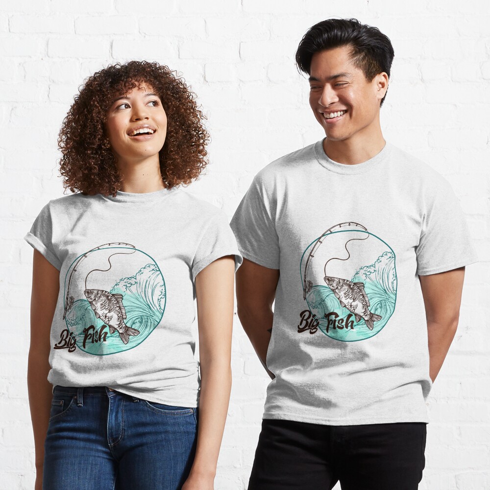 Big fish - Fancy gift for fisherman Kids T-Shirt for Sale by  IslandLakeTree