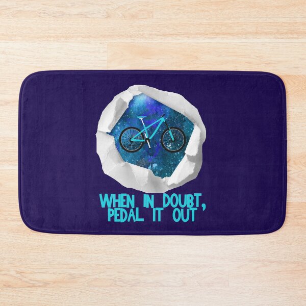 Item preview, When In Doubt Motivational Galaxy Bicycle designed and sold by nerdchild.