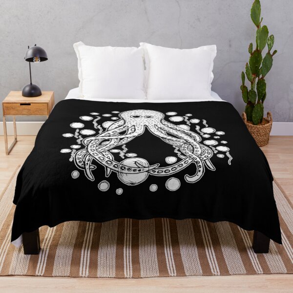 Item preview, Octopus Bubble Wrap in the Dark designed and sold by Art by Sylph.