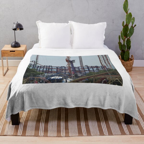Item preview, Aerial View, Amusement Park, Coney Island, Brooklyn, New York City designed and sold by lenspiro.