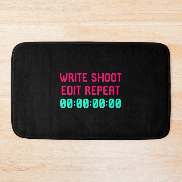 Item preview, Write Shoot Edit Video Editing Funny Quote designed and sold by at85productions.