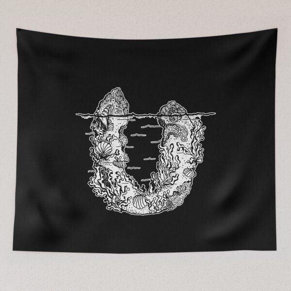 Item preview, Dive into Darkness with Letter U designed and sold by Art by Sylph.