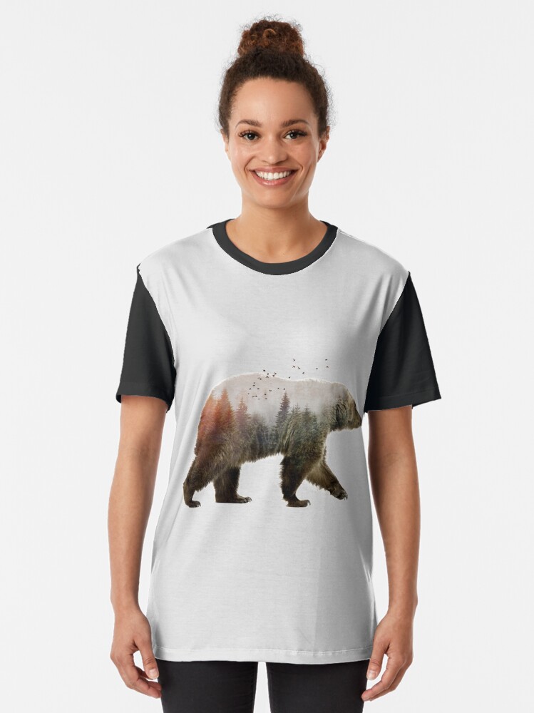 Alternate view of Bear Graphic T-Shirt