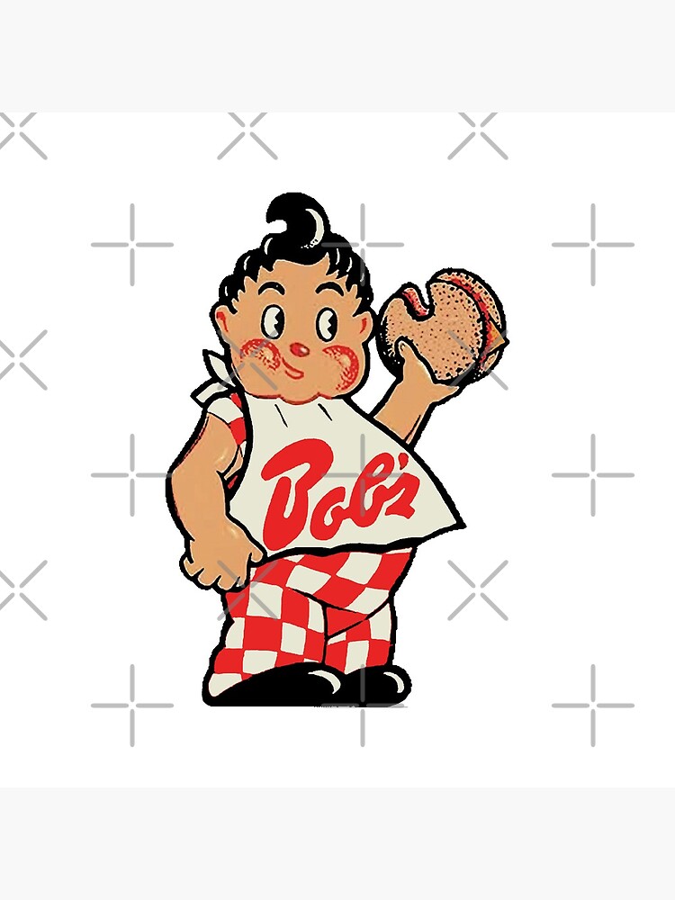 Bob's Big Boy Hamburgers Vintage Decal by hilda74