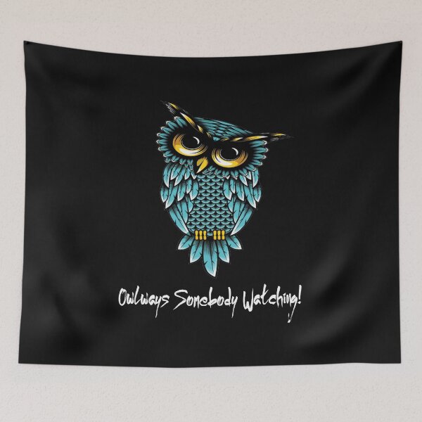 Item preview, Night Owl - Owlways Somebody Watching, Wildlife designed and sold by Jecolds.