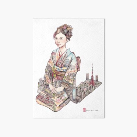 Wear the City Art Board Print