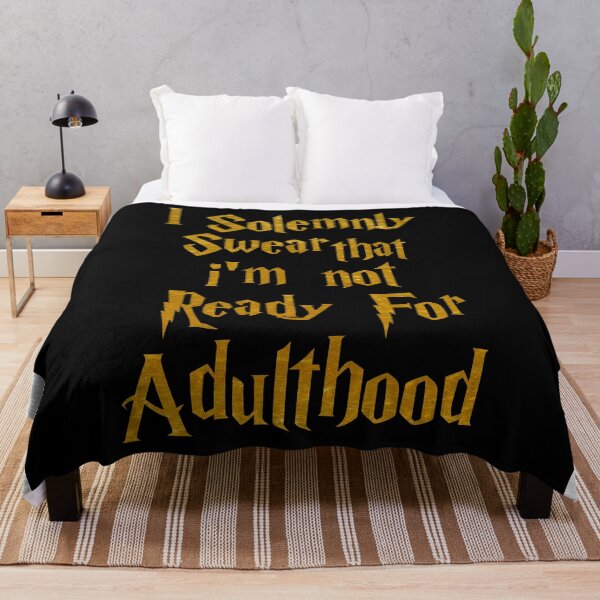 Item preview, I solemnly swear that I'm not ready for adulthood designed and sold by DirtyAngelFace Shop.