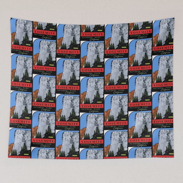 Item preview, El Capitan Yosemite National Park California Vintage Travel Decal designed and sold by hilda74.