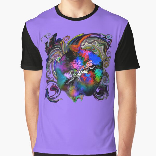 Color Apple splatter Graphic T-Shirt