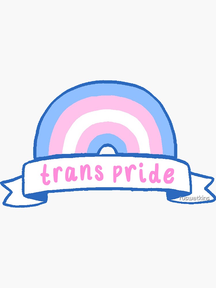 Transgender Trans Transpride Sticker By Gee Theyhe - Genderfluid