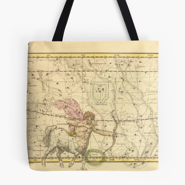 Item preview, Vintage Sagittarius Constellation Map (1822) designed and sold by BravuraMedia.