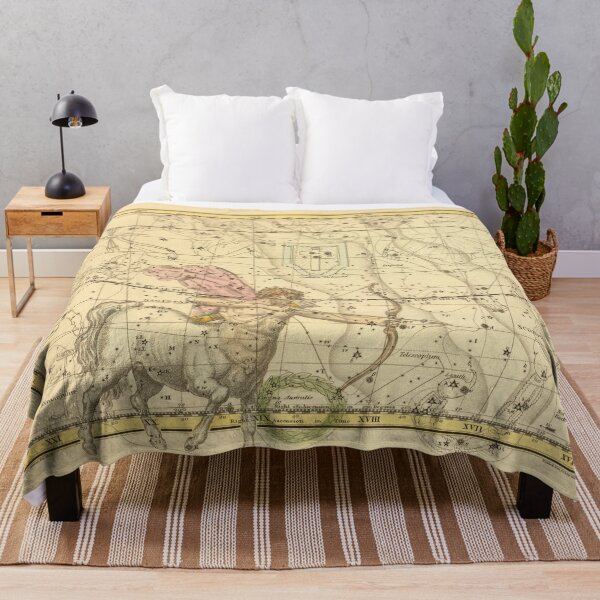 Item preview, Vintage Sagittarius Constellation Map (1822) designed and sold by BravuraMedia.