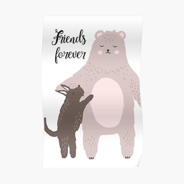 The Three Bears Forever Friends Maxi Poster 61 x 91,5 cm