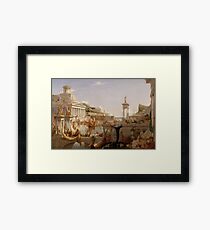 Thomas Cole - The Consummation - The Course of Empire Framed Print