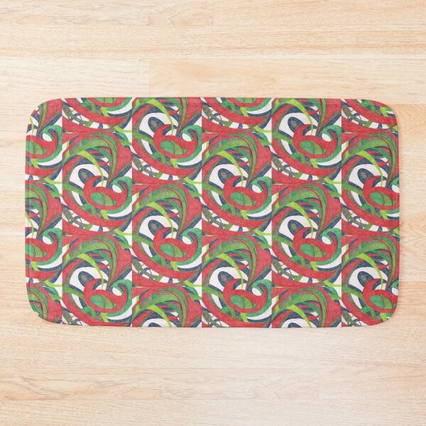 Item preview, Puzzle, Colorful Abstract Shape Drawing by Courtney Hatcher designed and sold by cghatcherart.