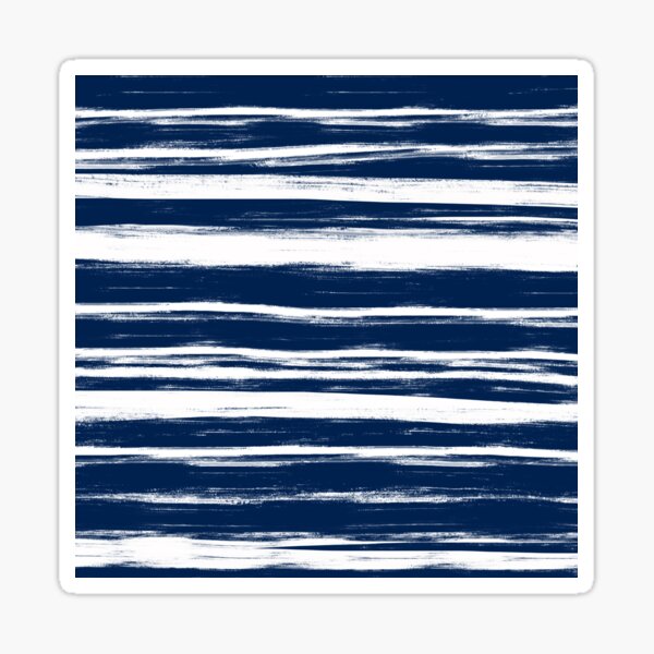 Item preview, Indigo Natural Stripes designed and sold by melaniebiehle.