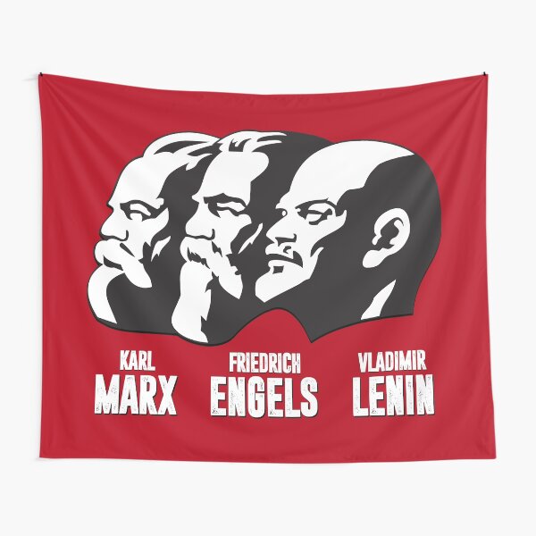 Marx Engels Lenin Tapestry