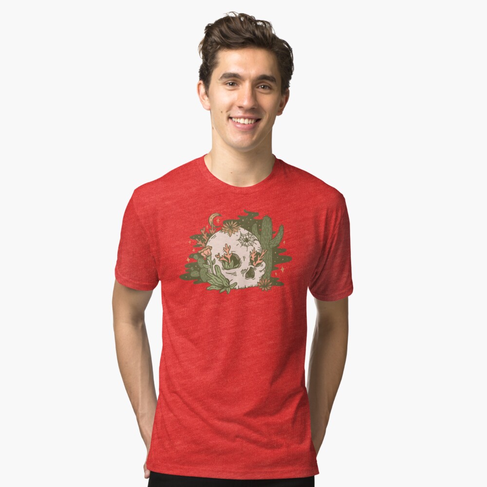 Desert Skull Tri-blend T-Shirt