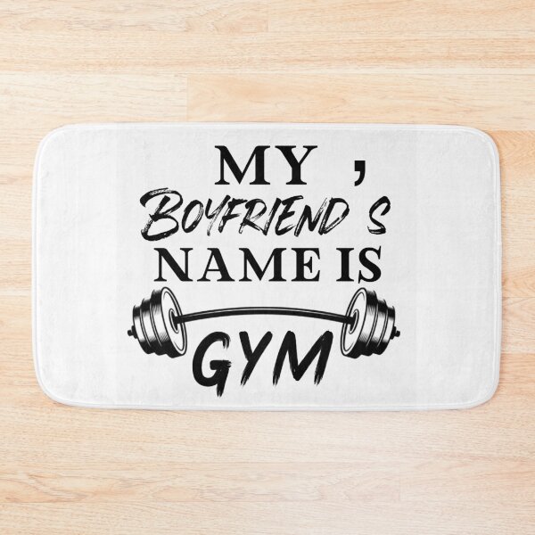 Item preview, My Boyfriend’s Name is Gym designed and sold by DareBearEfron.
