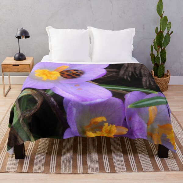 Item preview, Lady Bug napping on a Crocus designed and sold by Susie Kramer.