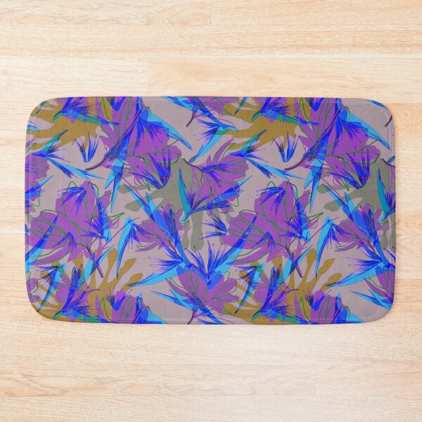 Item preview, Bird of Paradise Floral designed and sold by Dora Yvonne Textiles.