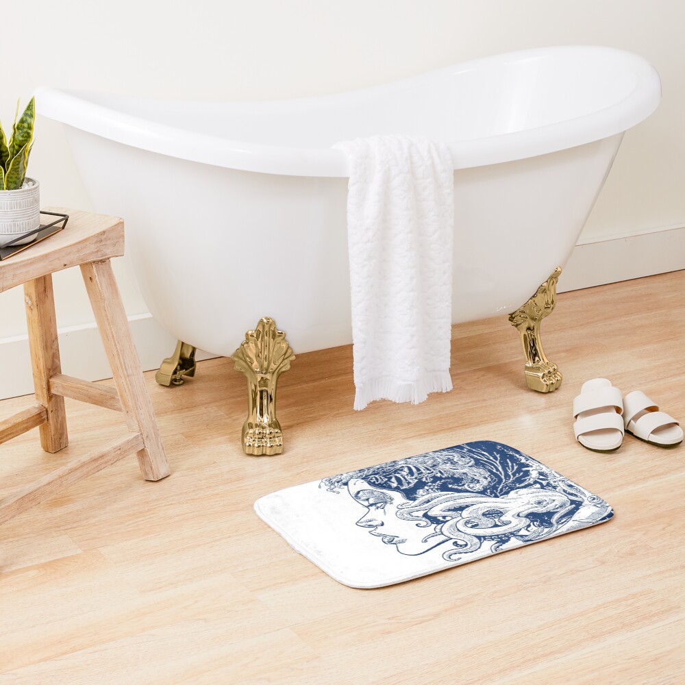Poseidon's Mistress Blue Alternate Bath Mat