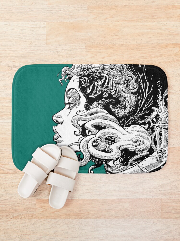 Alternate view of Poseidon's Mistress Alternate Bath Mat