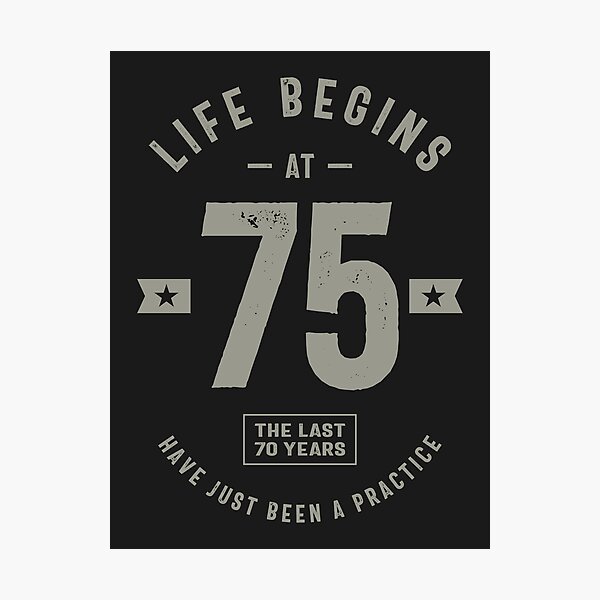 Item preview, 75 Years Old Birthday Gift designed and sold by cidolopez.