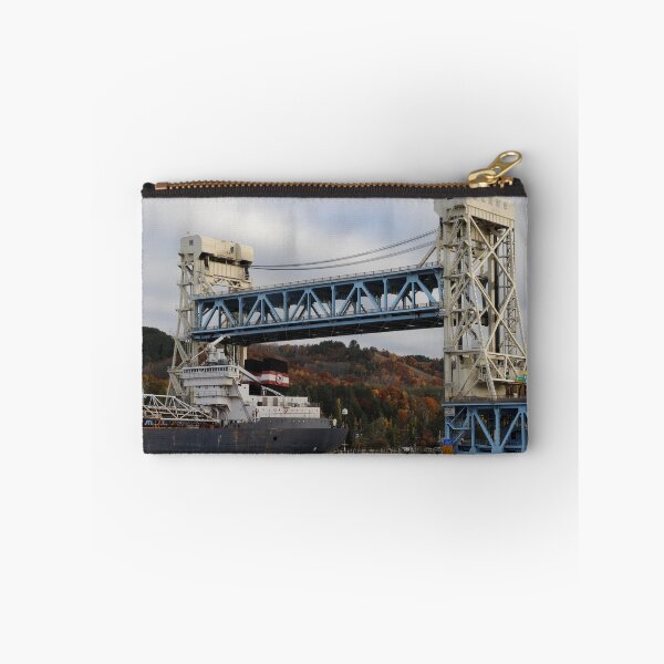 Item preview, Algoma Compass under the Portage Lake Lift Bridge  designed and sold by jacobluikart.
