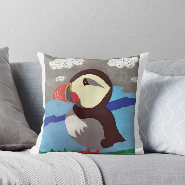 Item preview, puffin on cloudy day designed and sold by Any Art Netty .