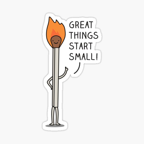 Item preview, Small things make a big difference designed and sold by Milkyprint.