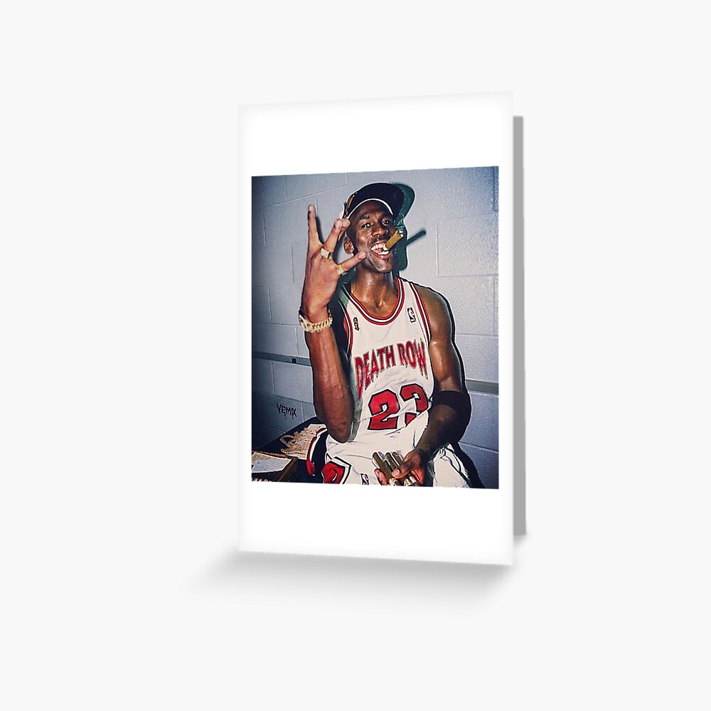 Michael Jordan Greeting Card by pramjitsingh Redbubble