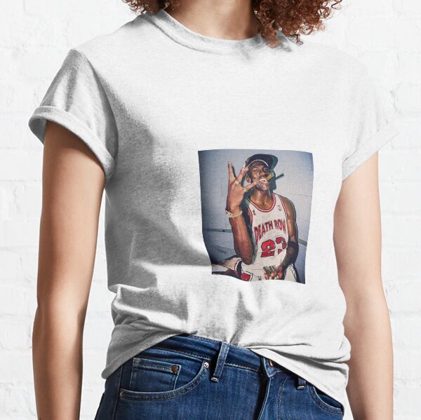 2pac Michael Jordan T-shirt classique