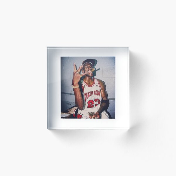 2pac Michael Jordan Acrylic Block