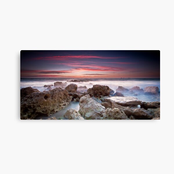 Limestone graveyard Canvas Print