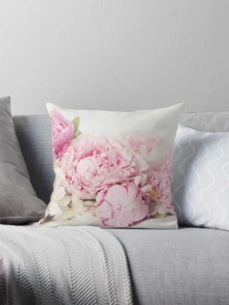 Vista previa del artículo con la obra «Peonias en blanco», diseñado y vendido por SylviaCook.