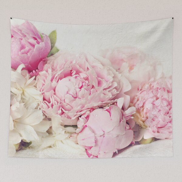 Item preview, Peonies on white designed and sold by SylviaCook.